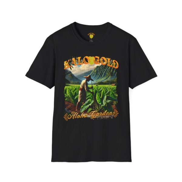 Kalo Gold Hawaiian T-Shirt - Aloha Garden Adventure