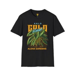 Kalo Gold Hawaiian T-Shirt Design - 1