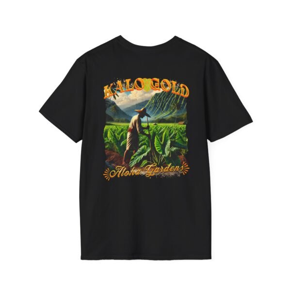 Kalo Gold Hawaiian T-Shirt - Aloha Garden Adventure - Image 2